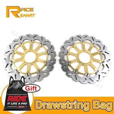 For Ducati Diavel ABS 2011-2017 Front Brake Disc Rotors 2012 2013 2014 2015 2016 - Image 1 of 4