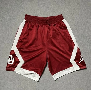 Oklahoma Sooners Shorts Mens M Red Nike Air Jordan Basketball OU Athletic - Picture 1 of 12