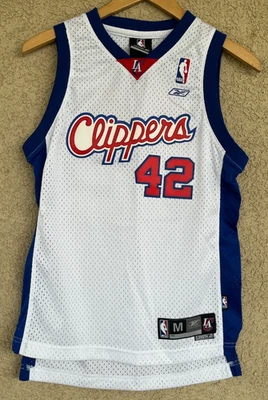 Camiseta deportiva de baloncesto de colección Reebok Los Angeles Clippers marca Elton #42 juvenil mediana Foto 1 de 4