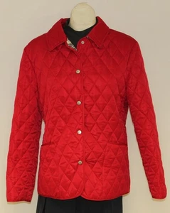 Chaqueta Abrigo PAK A JAK Acolchada Roja Caliente Damas Talla 8 - Imagen 1 de 5
