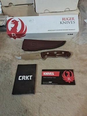 Ruger CRKT Limited Edition 156/ 300 Commemorative Blade Knife & Sheath, HARSEY  - Image 1 of 4