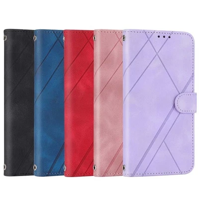 For Samsung Galaxy A15 A14 5G A54 A35 S24 Ultra S23 Wallet Flip Stand Phone Case - Image 1 of 4