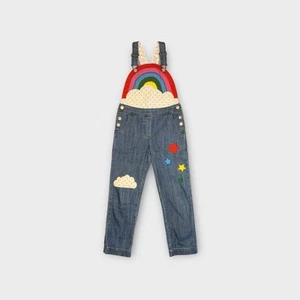 Mini Boden Rainbow Applique Overalls - Picture 1 of 6