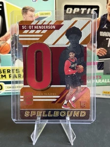 2023-24 Panini Donruss Elite Spellbound Orange Die-Cut RC #13 Scoot Henderson - Bild 1 von 2