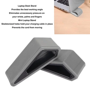 2pcs Mini Portable Laptop Stand Ergonomisches Design Verhindert Deformation UB - Afbeelding 1 van 23