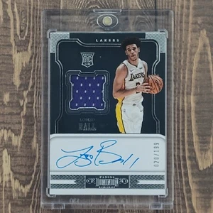 2017-18 Panini Dominion Rookie Jersey Auto /199 Lonzo Ball #168 Rookie Auto RC - Bild 1 von 2