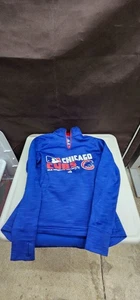 Chicago Cubs MLB Authentic Collection Woman's Small Pullover - Picture 1 of 4