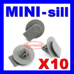 BMW MINI SILL LATERAL FALDA CLIPS SUJETADORES ONE COOPER R56 R53 X10 - Imagen 1 de 1