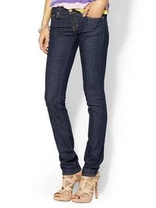 J BRAND : 25 : Dark Indigo Pencil Leg Skinny Slim Fit Low Rise STOCKHOLM Jeans - Picture 1 of 10