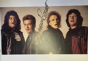 Graham Bonnet Hand Signed A4 glossy presentation Live Music memorabilia - Bild 1 von 12