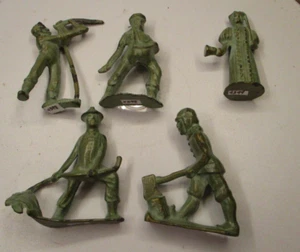 Barclay Manoil Happy Farm Ranch Serie Blei Spielzeug Figuren 5 Stück - Bild 1 von 7