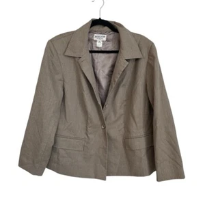 Blazer Pendleton vintage manica lunga bottoni davanti lana vergine taglia 16W più ottime condizioni - Foto 1 di 8