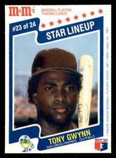 1987 M&M's Baseball Trading Cards (Hand Cut) #23 Tony Gwynn - San Diego Padres
