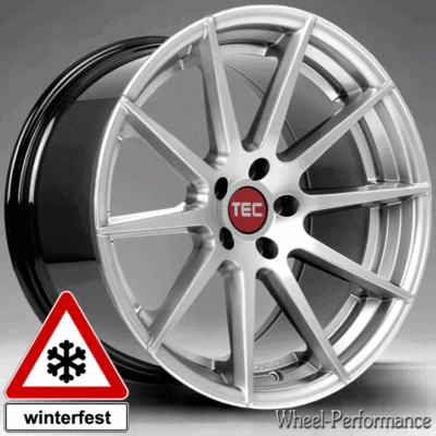 19 Zoll T3 Alufelgen 8,5x19 5x110 ET35 in silber für Opel und Saab - Bild 1 von 4