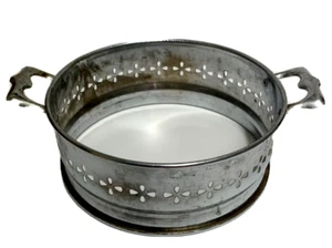 Metal Holder Only For Pyrex 8 inch diameter 3 inch tall Vintage - Picture 1 of 7