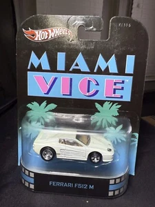 Hot Wheels Retro Entertainment Miami Vice Ferrari F512 M - Picture 1 of 2