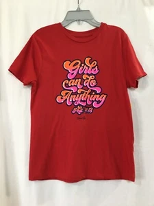 Blessed Girl Kids "Girl Can Do Anything" Girls T-shirt Red Many sizes Soft New - Picture 1 of 3