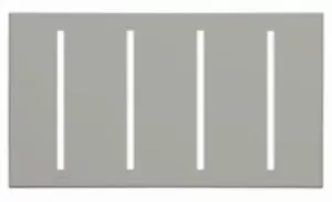 Lutron GRAFIK T Architectural Wallplate - 4-Gang - Gray LWT-GGGG-GR - Picture 1 of 1