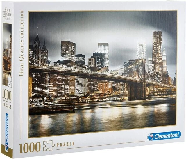 CLEMENTONI PUZZLE 1000 PEZZI HIGH QUALITY NEW YORK SKYLINE 39366 - Immagine 1 di 1