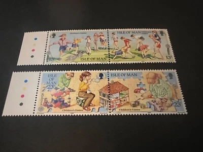 Isla de Man: Europa Scott 1989 395-398 MNH 2pr de 2 *envío combinado* Foto 1 de 2