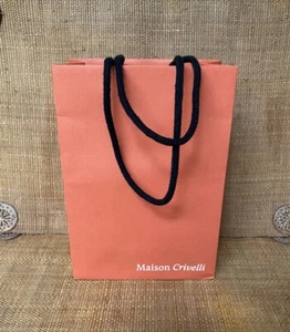 Maison Crivelli Parfum Orange Small Empty Gift Carry Bag 16 x 23 x 18.5 cm - Bild 1 von 6