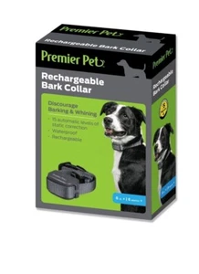 NEW Premier Pet Rechargable bark collar GBC00-16296 - Picture 1 of 2