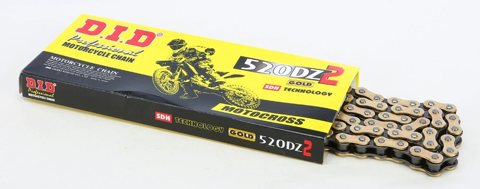 D.I.D 2015-2016 430 RS Beta HI-PERFORMANCE 520DZ2-120 RACING CHAIN GOLD 520DZ2X1 - Image 1 of 1