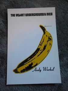 Tarjeta de volante promocional Velvet Underground & Nico Andy Warhol 2002 edición de lujo - Imagen 1 de 2