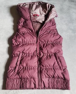 Lululemon Sweat Life Reversible Hooded Down Puffer Vest Jacket Maroon XS T1204 - Picture 1 of 10