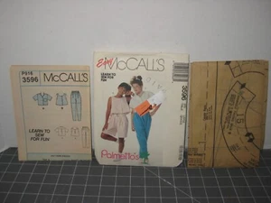 McCalls 3596 Girls Tops Pants Shorts Size 12 - 14 Vintage 1988 Easy Sew Spring - Picture 1 of 4
