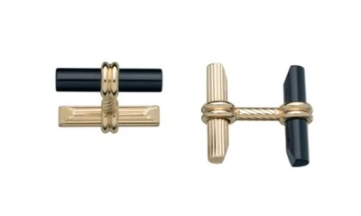 Gemelos Colibri Dolan Bullock 14KT oro amarillo paso kCL103700C Foto 1 de 4