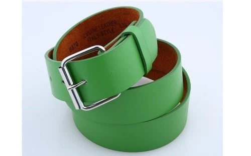 Nuevo cinturón de cuero liso unisex a presión hebilla de rodillo extraíble liso para hombre y mujer Foto 1 de 1