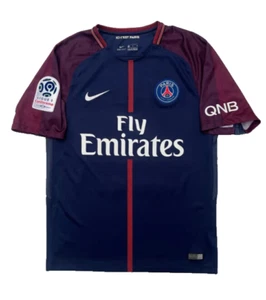 2017 Nike Paris Saint Germain #9 Edinson Cavani maglia grande uomo blu - Foto 1 di 12