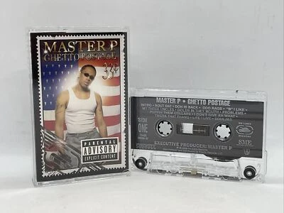 MASTER P GHETTO POSTAGE Cassette Tape PE 2000 No Limit — 第 1/4 张图片