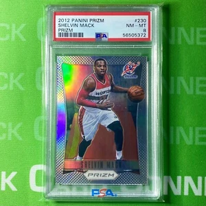 Shelvin Mack Silver PSA 8 SP 1st Year Prizm 2012-13 Panini Prizm Wizards #230 - Picture 1 of 3