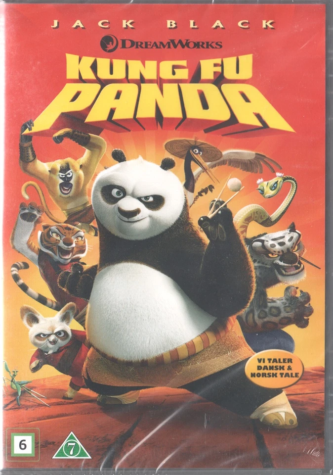 Kung Fu Panda 2008 Region 2 PAL DVD NEW Danish & Norwegian - Image 1 of 2
