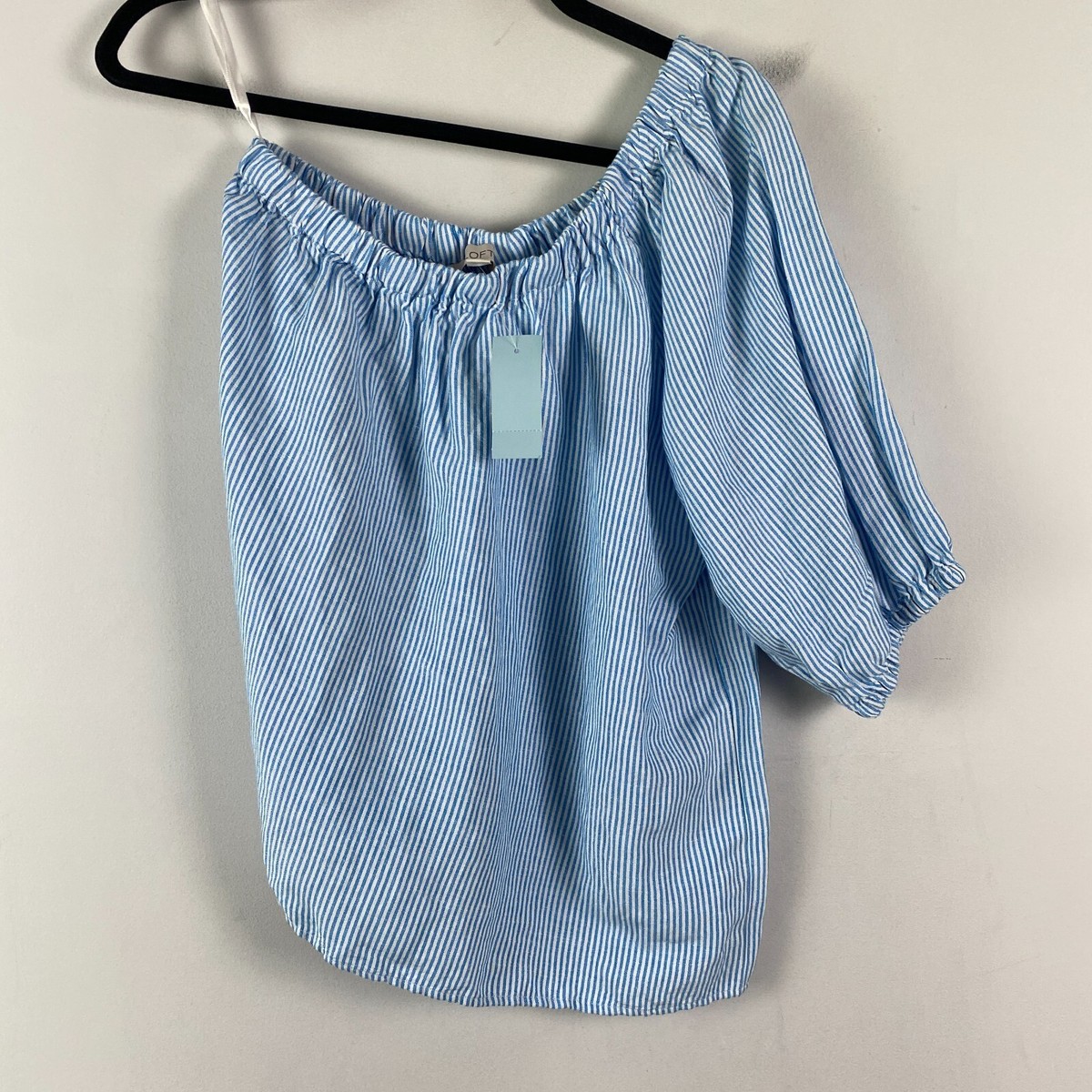 One Shoulder Striped Tops for Women for sale | eBay
