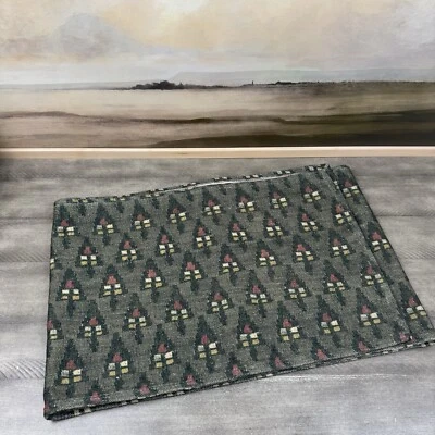 "Corredor de mesa árbol de Navidad West Elm 14""x90"" verde multicolor vacaciones nuevo sin etiquetas" Foto 1 de 4