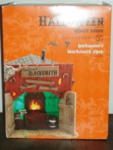 DEPARTMENT 56 Snow Village Halloween HACKMANN'S BLACKSMITH SHOP 4036593 NIB  - Picture 1 of 6