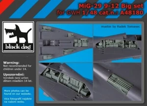 Blackdog Modelle 1/48 Mikoyan MiG-29 9-12 GROSSES SET Komplett Harz Detail Set - Bild 1 von 8