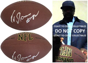 Ed Jones signed Football Proof COA handsigniert Dallas Cowboys Ed Too Tall Jones - Bild 1 von 4