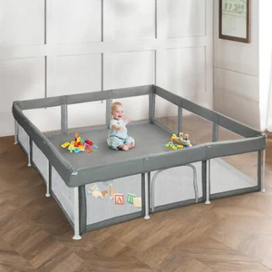 Bopeep Kids Playpen Pop-up Foldable Baby Safety Mesh Fence Toddler Play Center - Picture 1 of 47