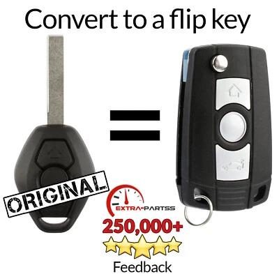 For 2004 2005 2006 2007 2008 2009 2010 BMW X3 Keyless Entry Remote Flip Key Foto 1 de 4