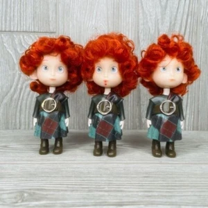 Seltene Disney Store Pixar Brave Triplets Merida Brothers 3 Figuren Spielzeug Puppen - Bild 1 von 6