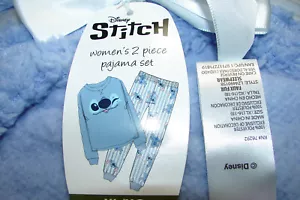 Disney STITCH Women's Plush Pajama Set 2 Pc size XL (16-18)NWT,Cartoon,NEW - Picture 1 of 6