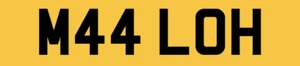 MAL MALCOLM MALS MAL OH NUMBER PLATE PRIVATE REGISTRATION M44 LOH PERSONAL REG - Picture 1 of 4