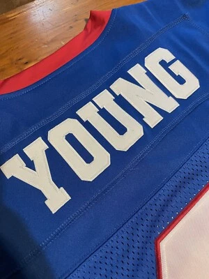 Camiseta de fútbol americano Chase Young Throwback High School Commanders Saints 2XL cosida Foto 1 de 4