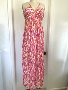 NWOT Sincerely Jules Sz XS Spring Summer Flowy Maxi Dress Boho Chic Sun Smock - Picture 1 of 6