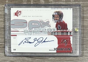2002 SPx #SS-BJ Brad Johnson Supreme Signatures - Picture 1 of 2