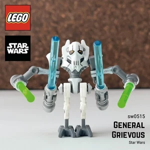 🌈 LEGO General Grievous sw0515 Minifigure Star Wars - Foto 1 di 6